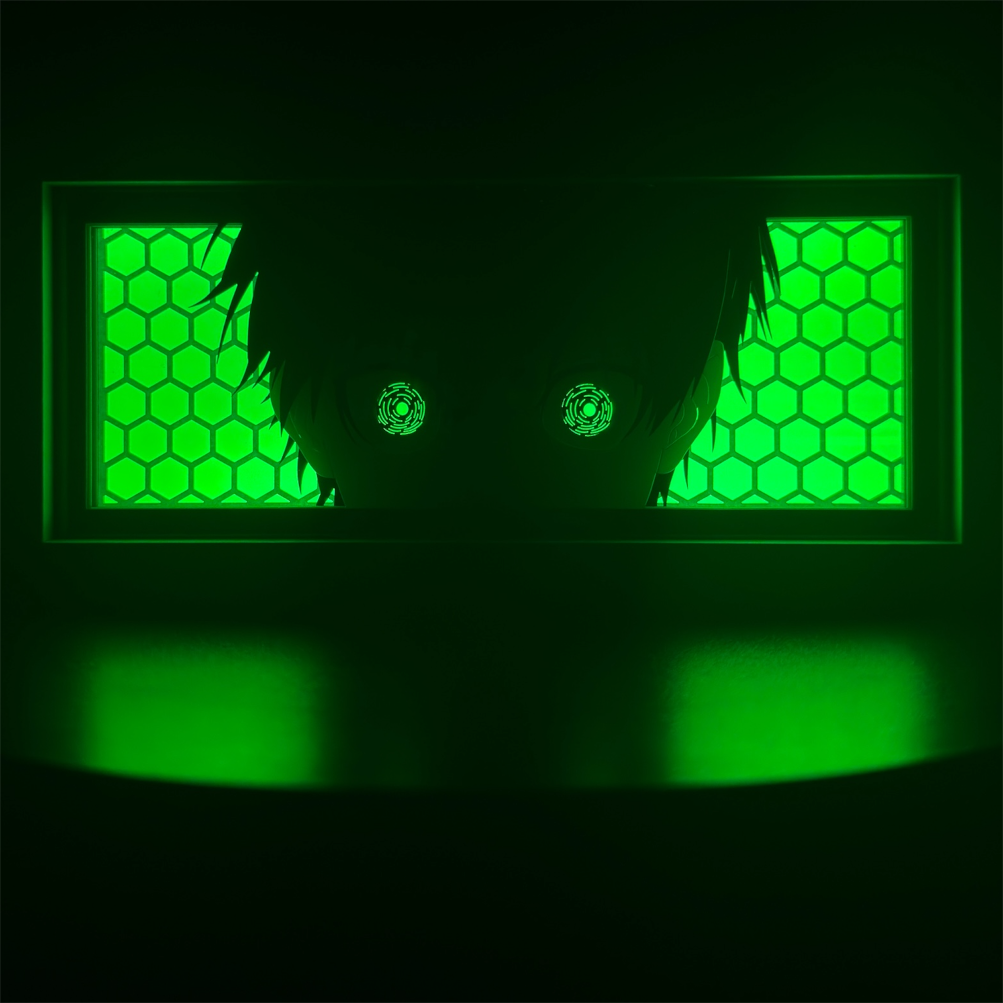 Isagi Yoichi 3D LED Shadow Box Lamp - Blue Lock Anime Lightbox