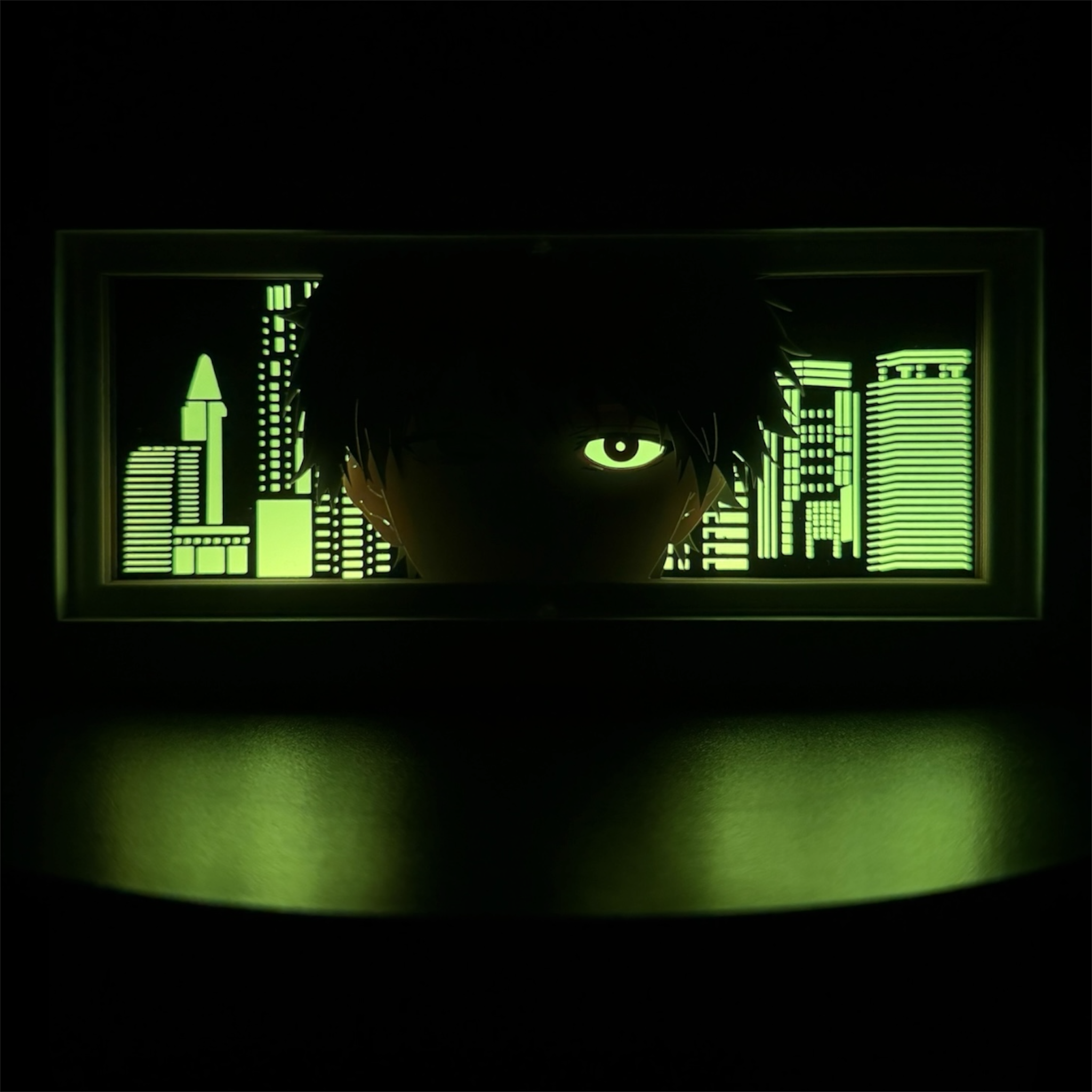 Ken Kaneki 3D LED Shadow Box Lamp - Tokyo Ghoul Anime Lightbox