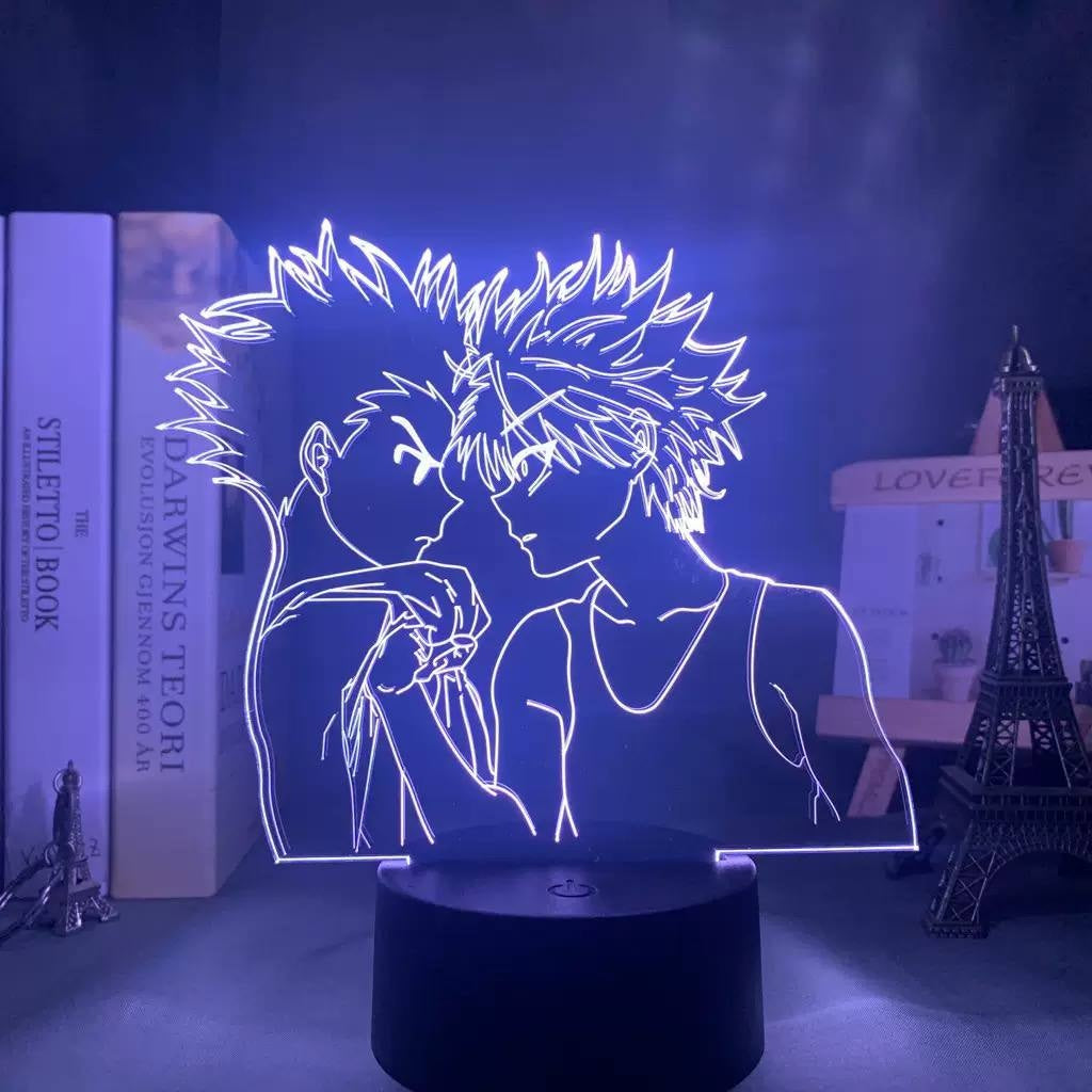 Hisoka Morow (Magician’s Trick) 3D LED Illusion Lamp - Hunter x Hunter Phantom Troupe Night Light