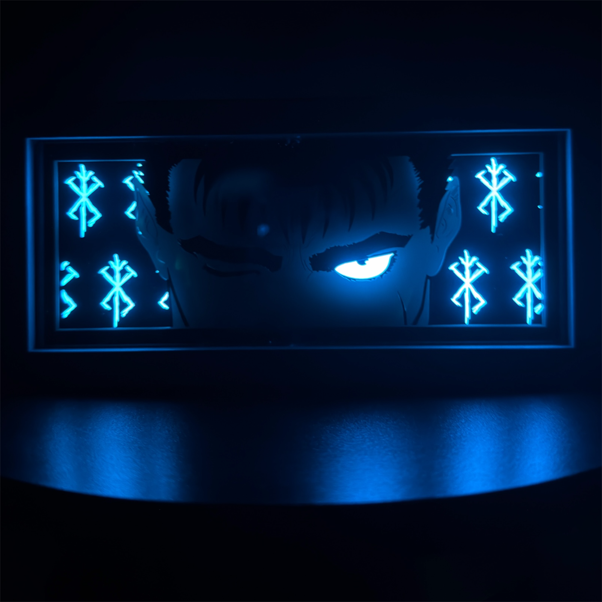 Guts 3D LED Shadow Box Lamp - Berserk Anime Lightbox