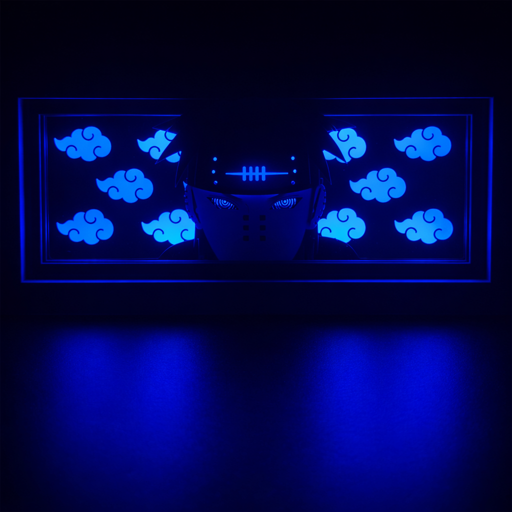 Pain 3D LED Shadow Box Lamp - Naruto Anime Lightbox