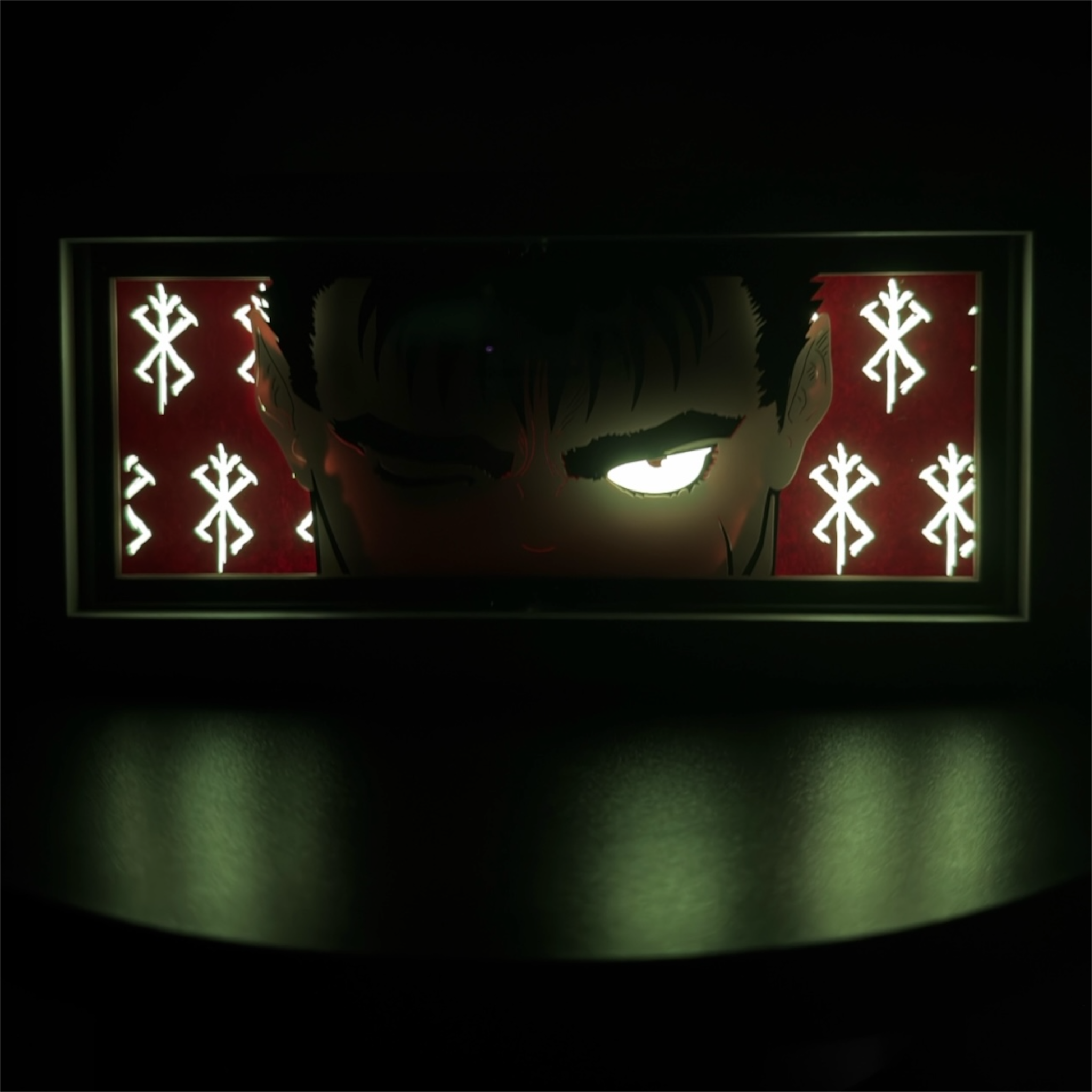 Guts 3D LED Shadow Box Lamp - Berserk Anime Lightbox