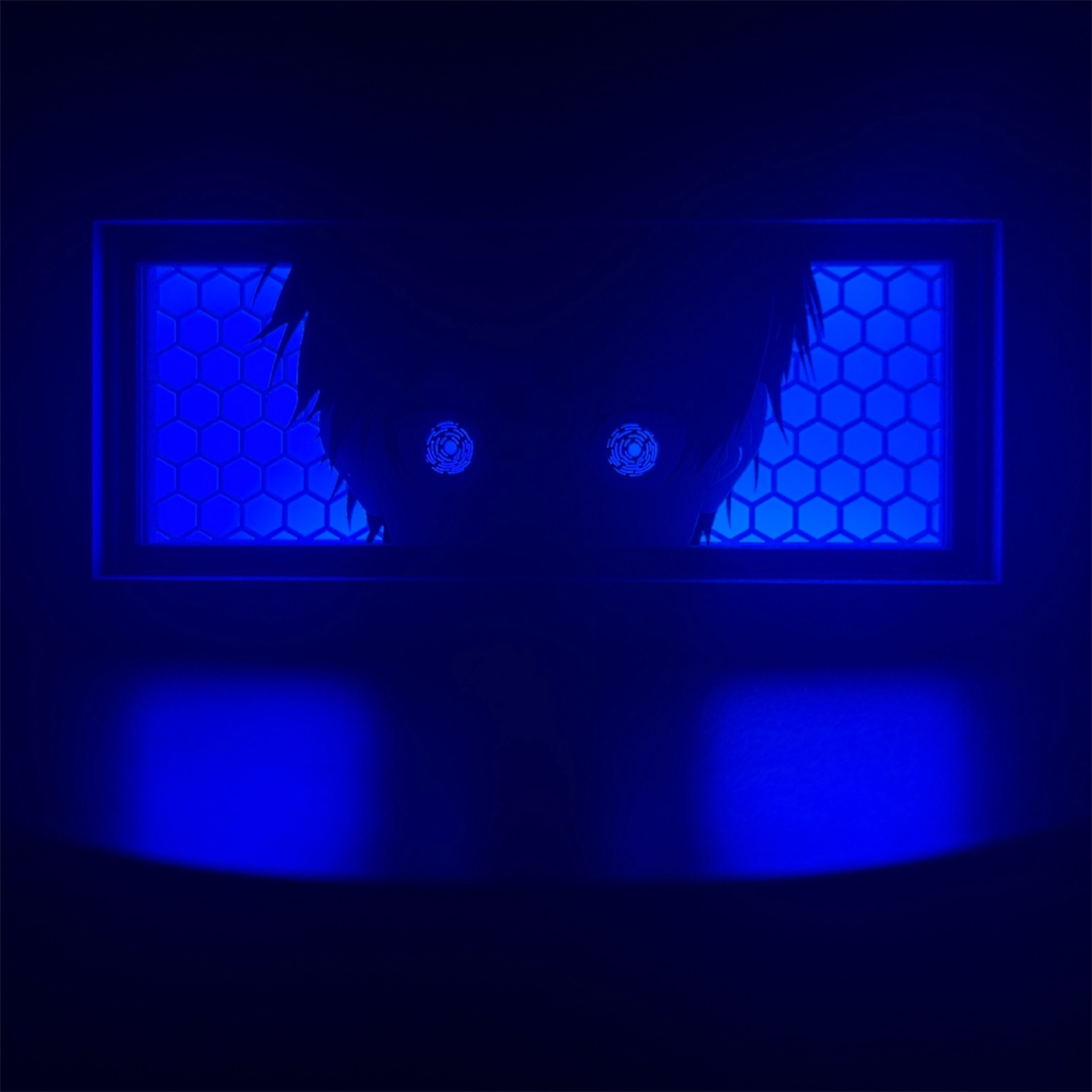 Isagi Yoichi 3D LED Shadow Box Lamp - Blue Lock Anime Lightbox