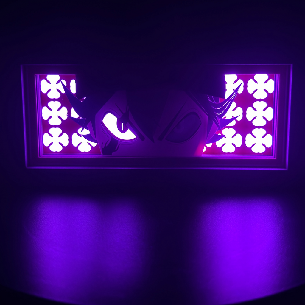 Asta 3D LED Shadow Box Lamp - Black Clover Anime Lightbox