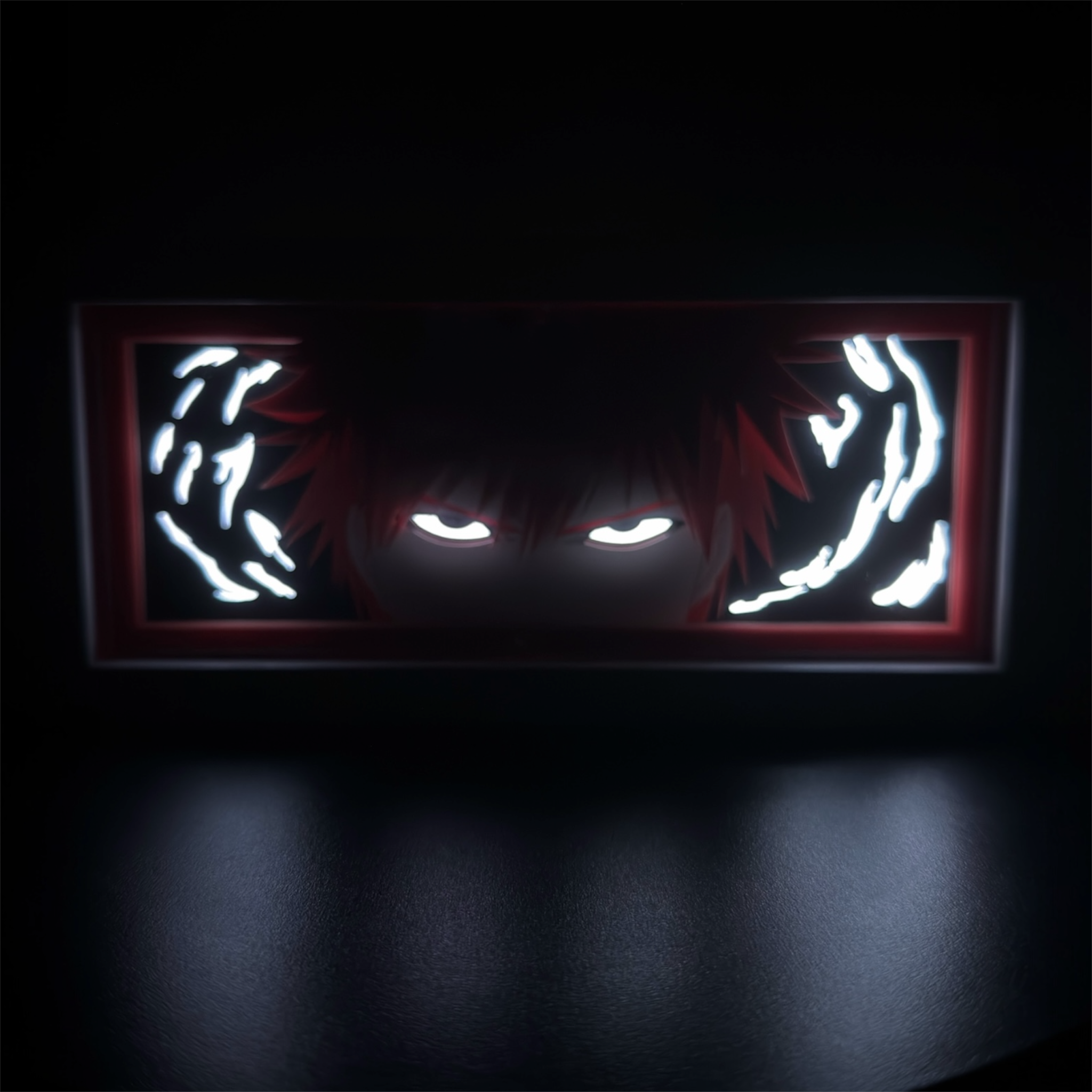 Ichigo Kurosaki 3D LED Shadow Box Lamp - Bleach Anime Lightbox