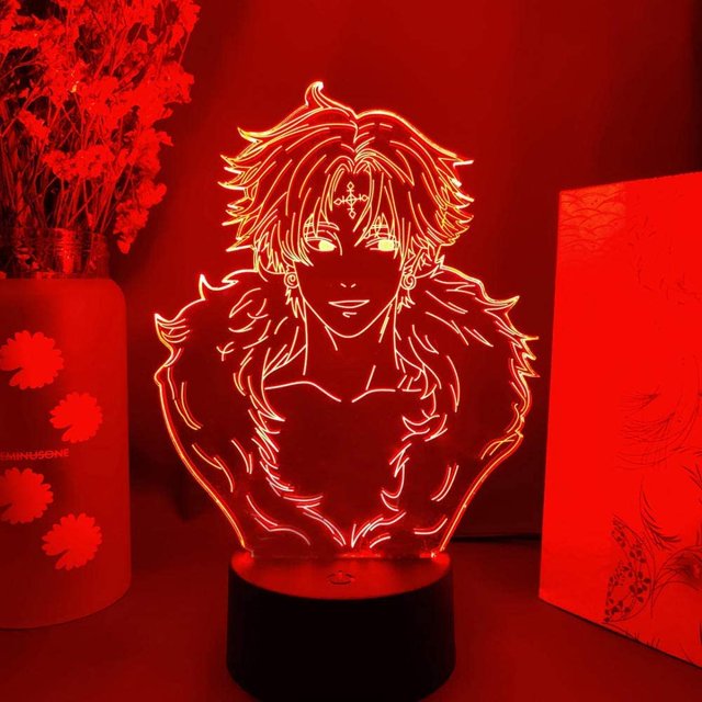 Chrollo Lucilfer 3D LED Illusion Lamp - Hunter x Hunter Phantom Troupe Acrylic Night Light