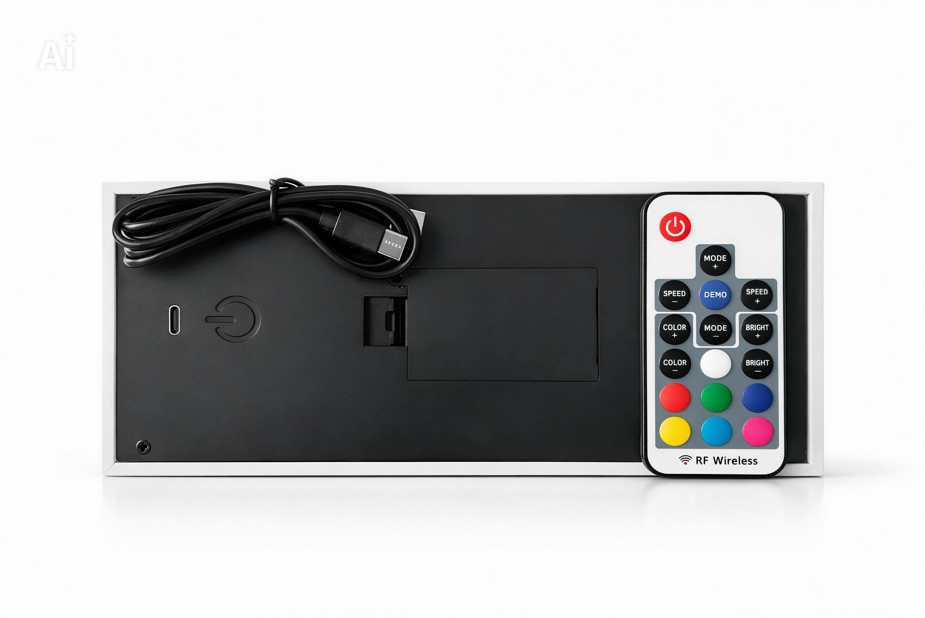 Asta 3D LED Shadow Box Lamp - Black Clover Anime Lightbox