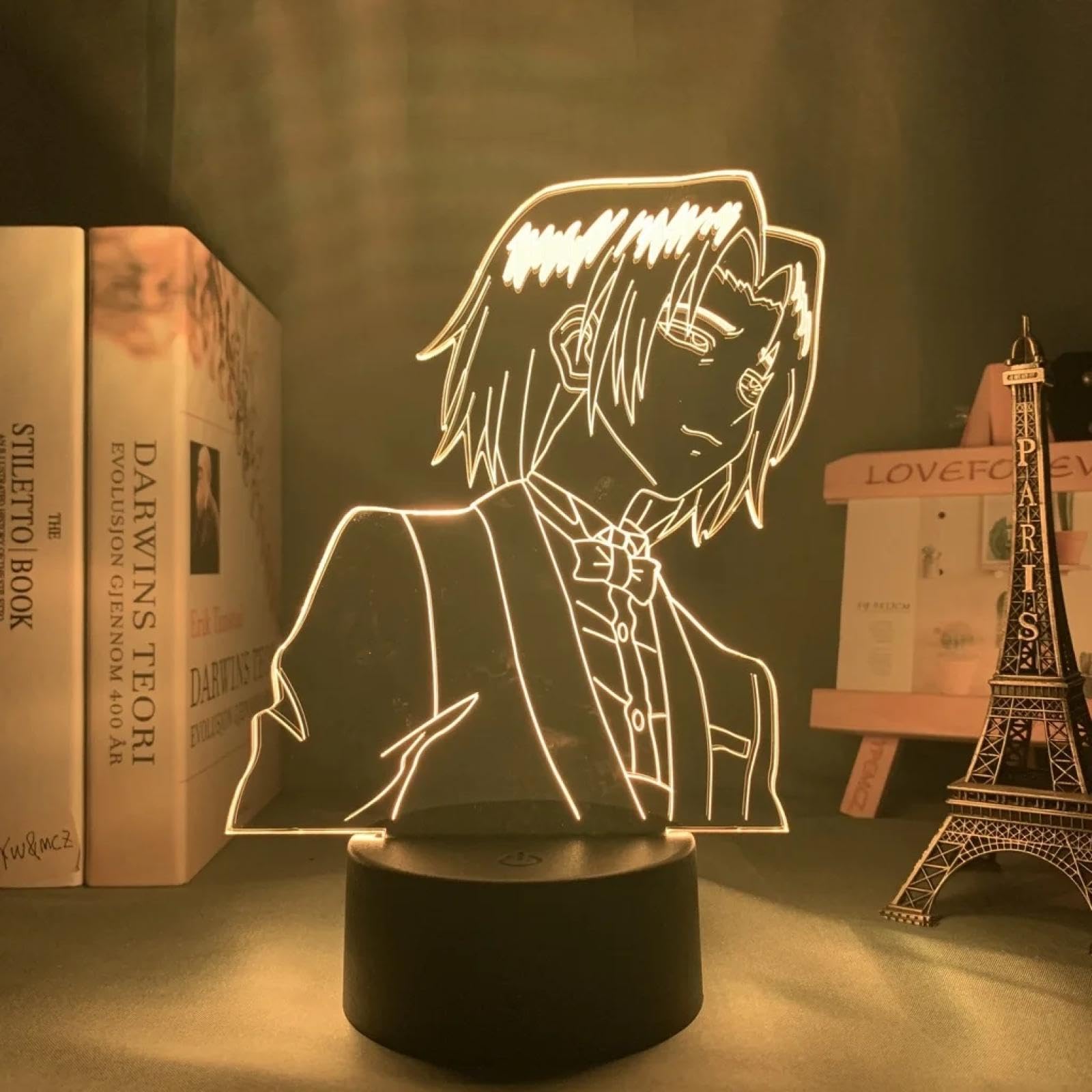 Chrollo Lucilfer 3D LED Illusion Lamp - Hunter x Hunter Acrylic Night Light