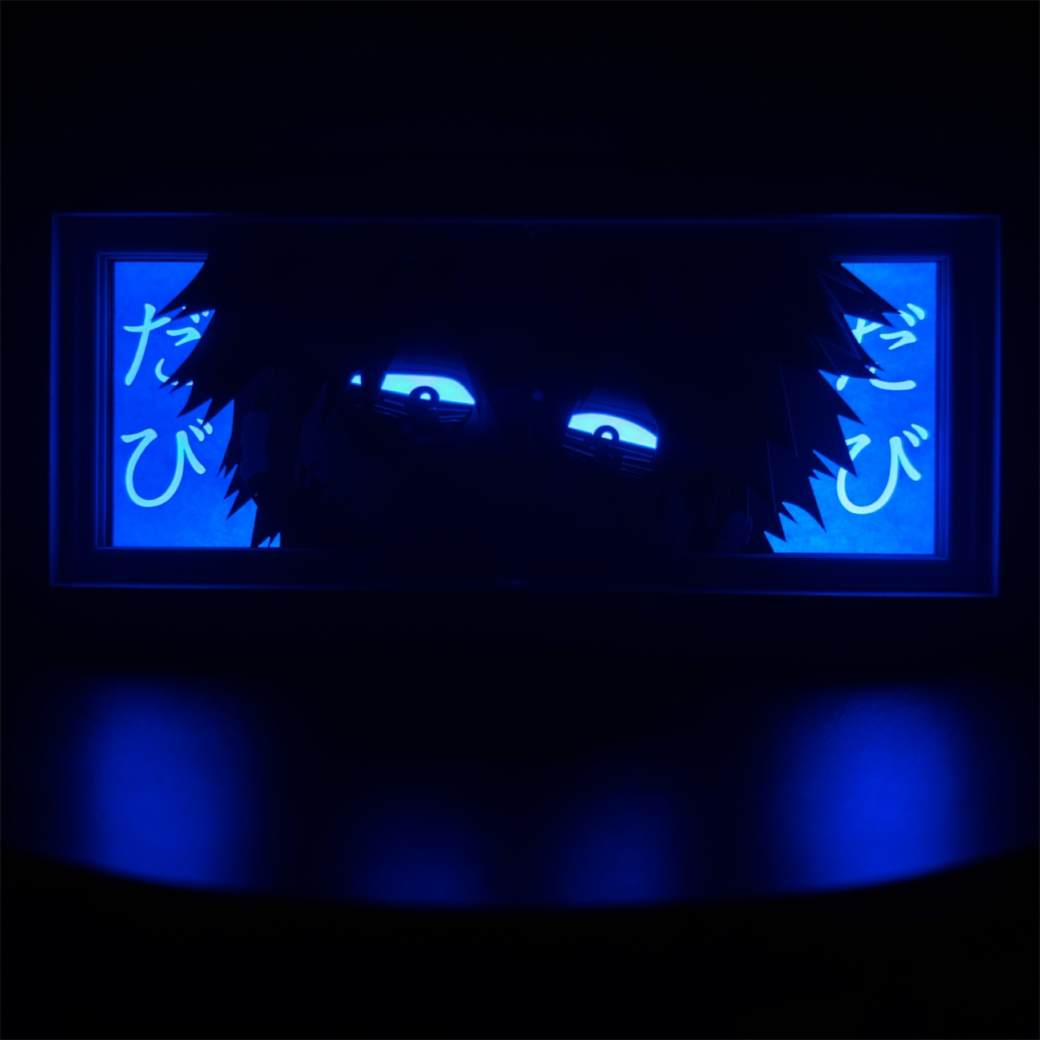 Dabi 3D LED Shadow Box Lamp - My Hero Academia Anime Lightbox