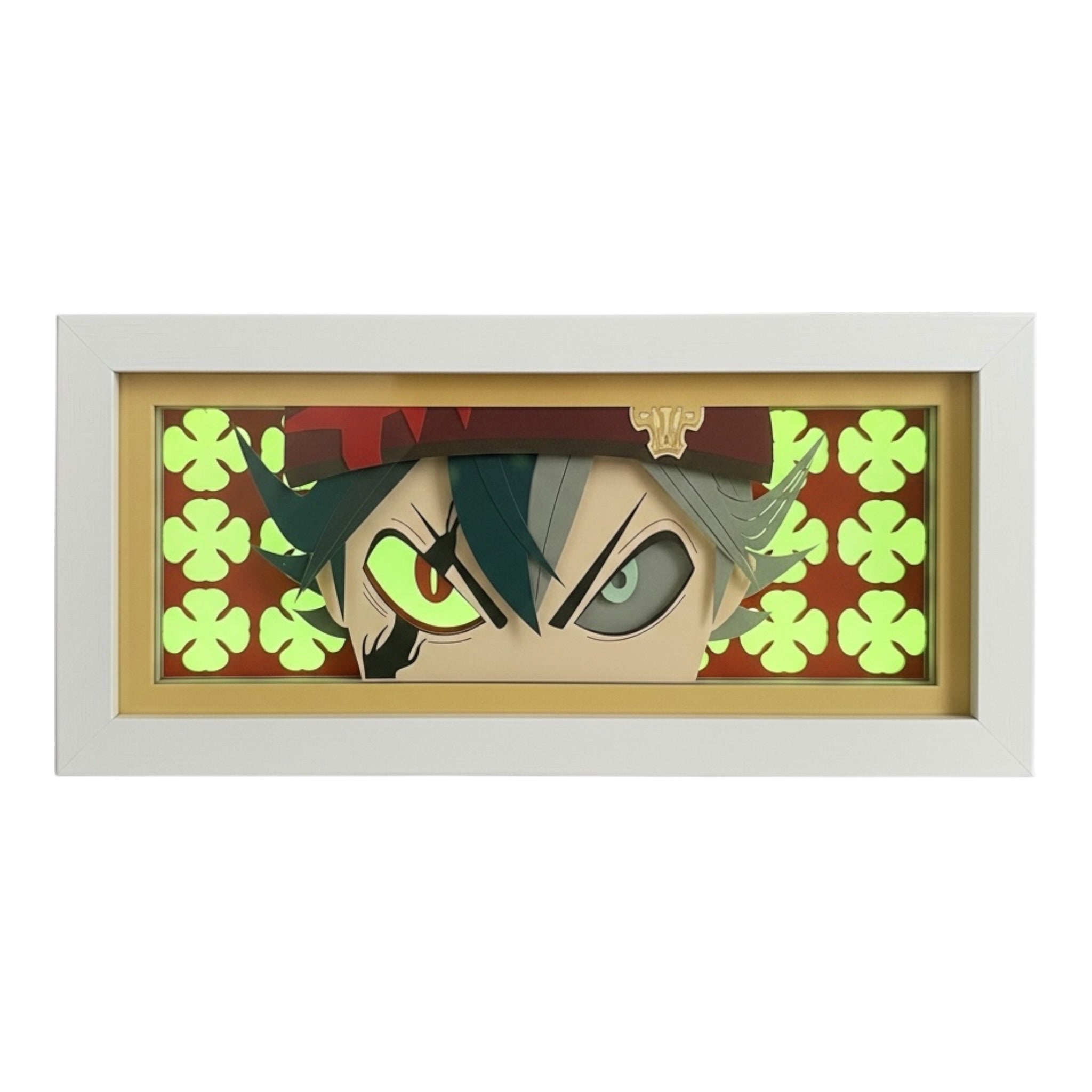 Asta 3D LED Shadow Box Lamp - Black Clover Anime Lightbox