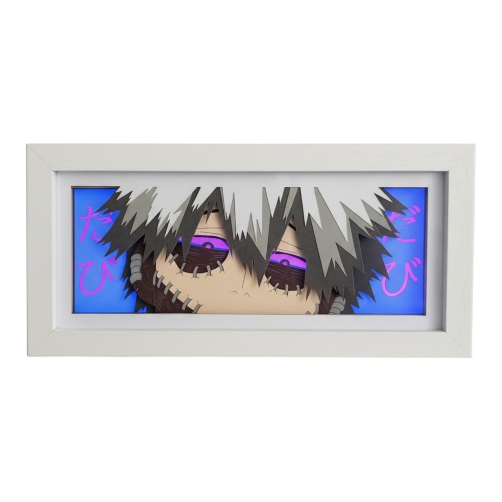 Dabi 3D LED Shadow Box Lamp - My Hero Academia Anime Lightbox