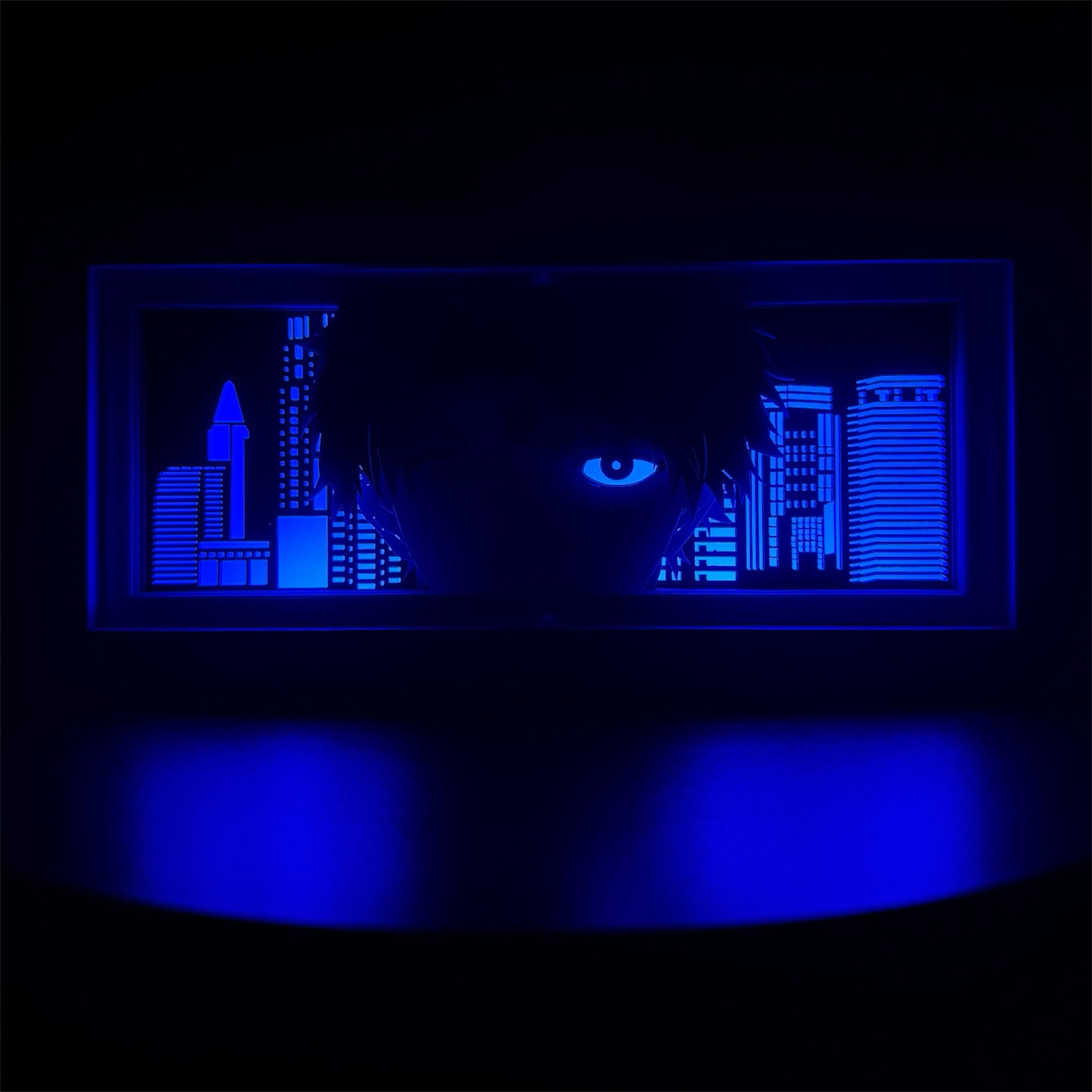 Ken Kaneki 3D LED Shadow Box Lamp - Tokyo Ghoul Anime Lightbox