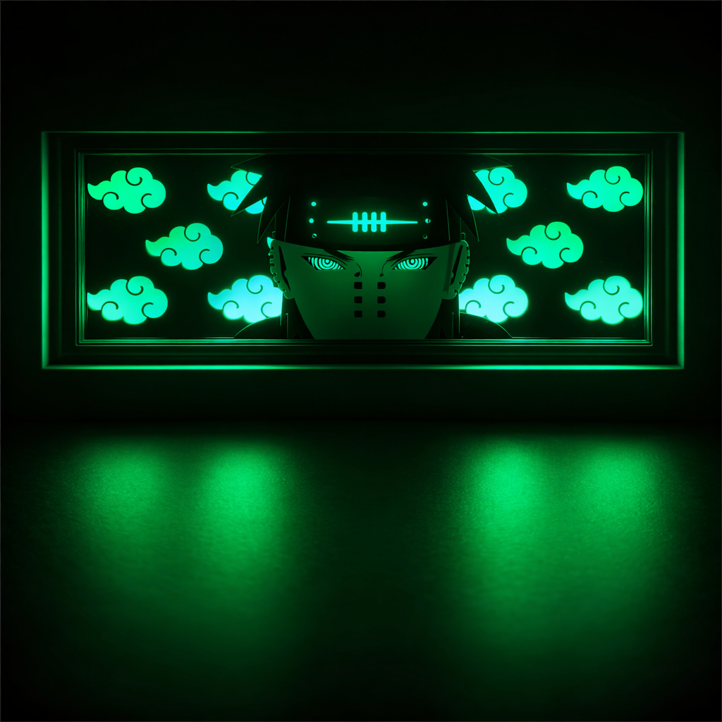 Pain 3D LED Shadow Box Lamp - Naruto Anime Lightbox