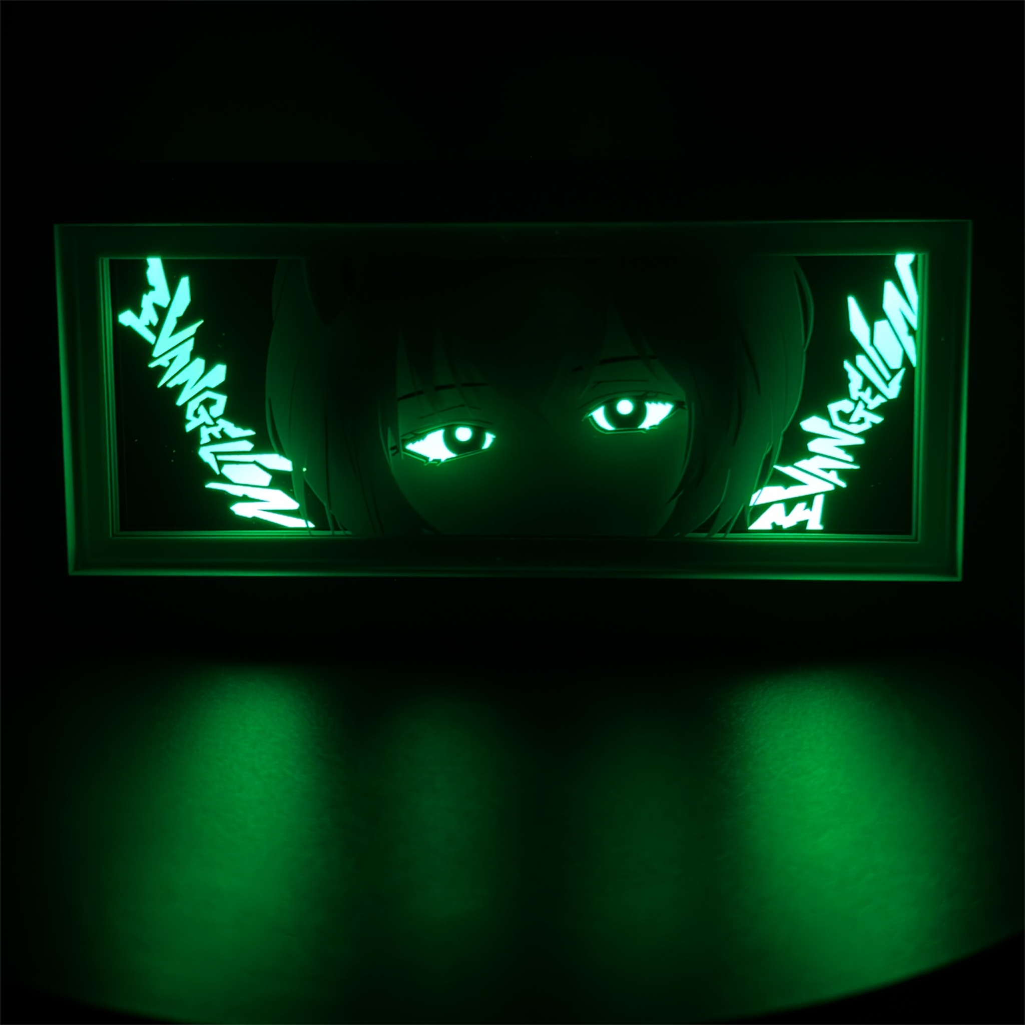 Rei Ayanami 3D LED Shadow Box Lamp - Neon Genesis Evangelion Anime Lightbox