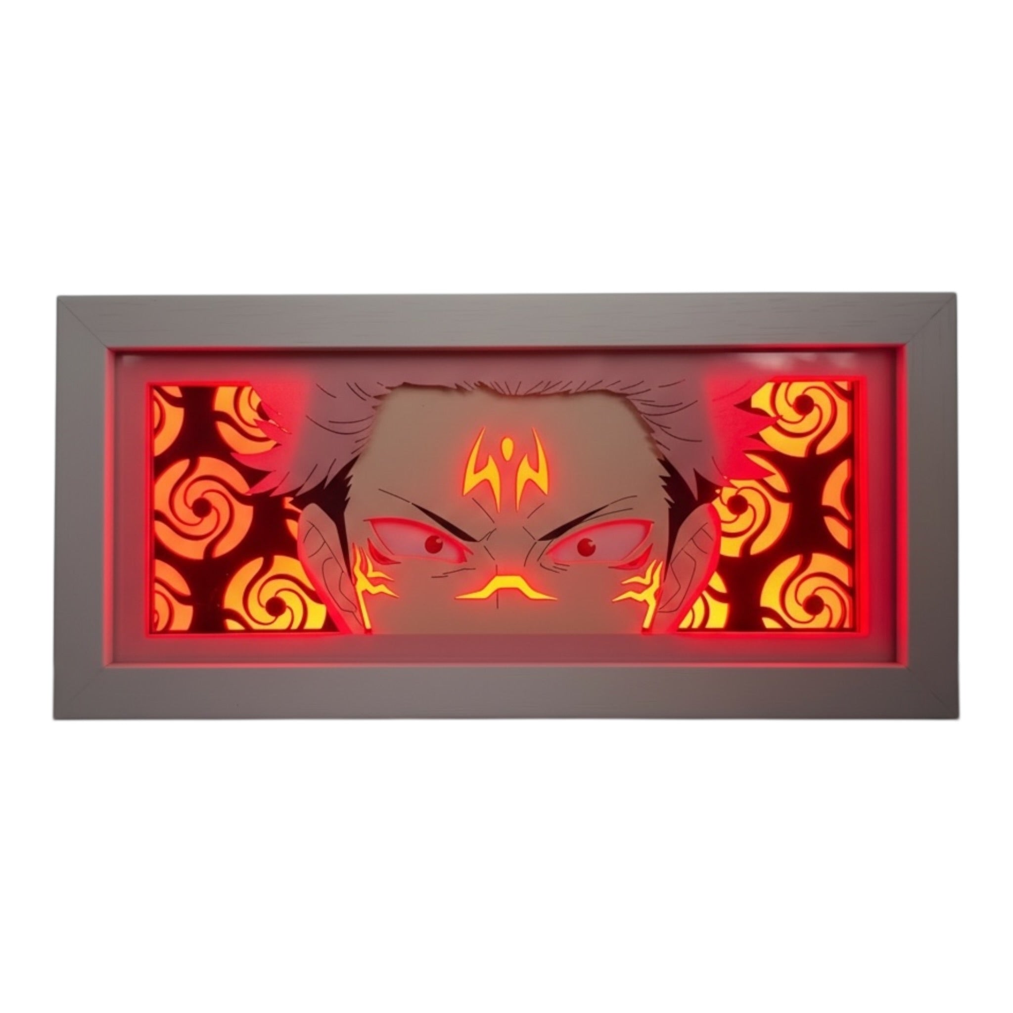 Ryomen Sukuna 3D LED Shadow Box Lamp - Jujutsu Kaisen Anime Lightbox