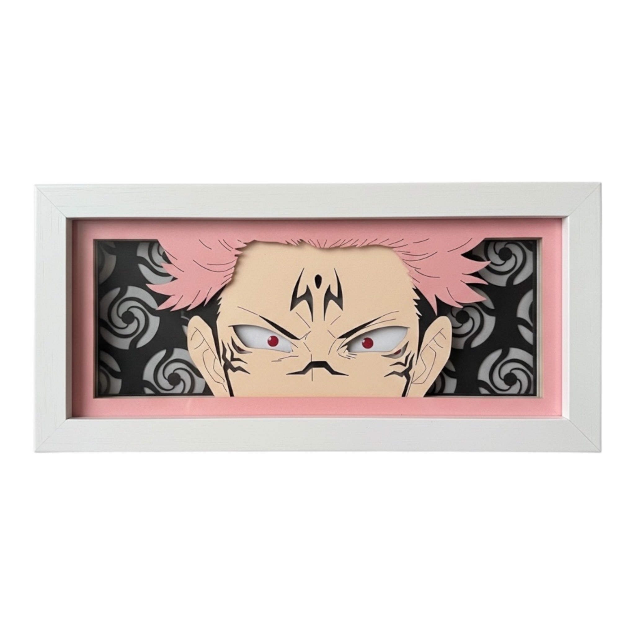 Ryomen Sukuna 3D LED Shadow Box Lamp - Jujutsu Kaisen Anime Lightbox