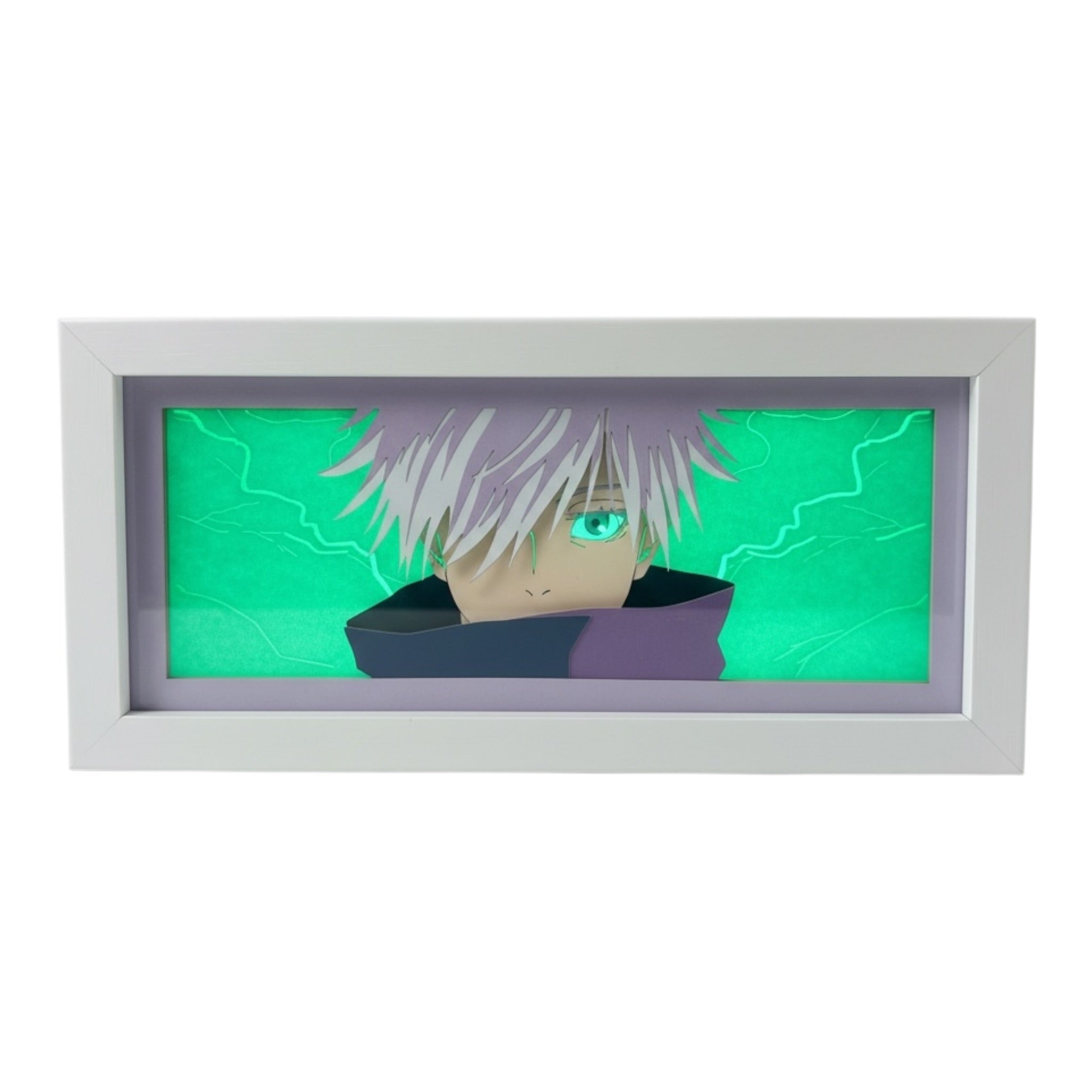 Satoru Gojo 3D LED Shadow Box Lamp - Jujutsu Kaisen Anime Lightbox