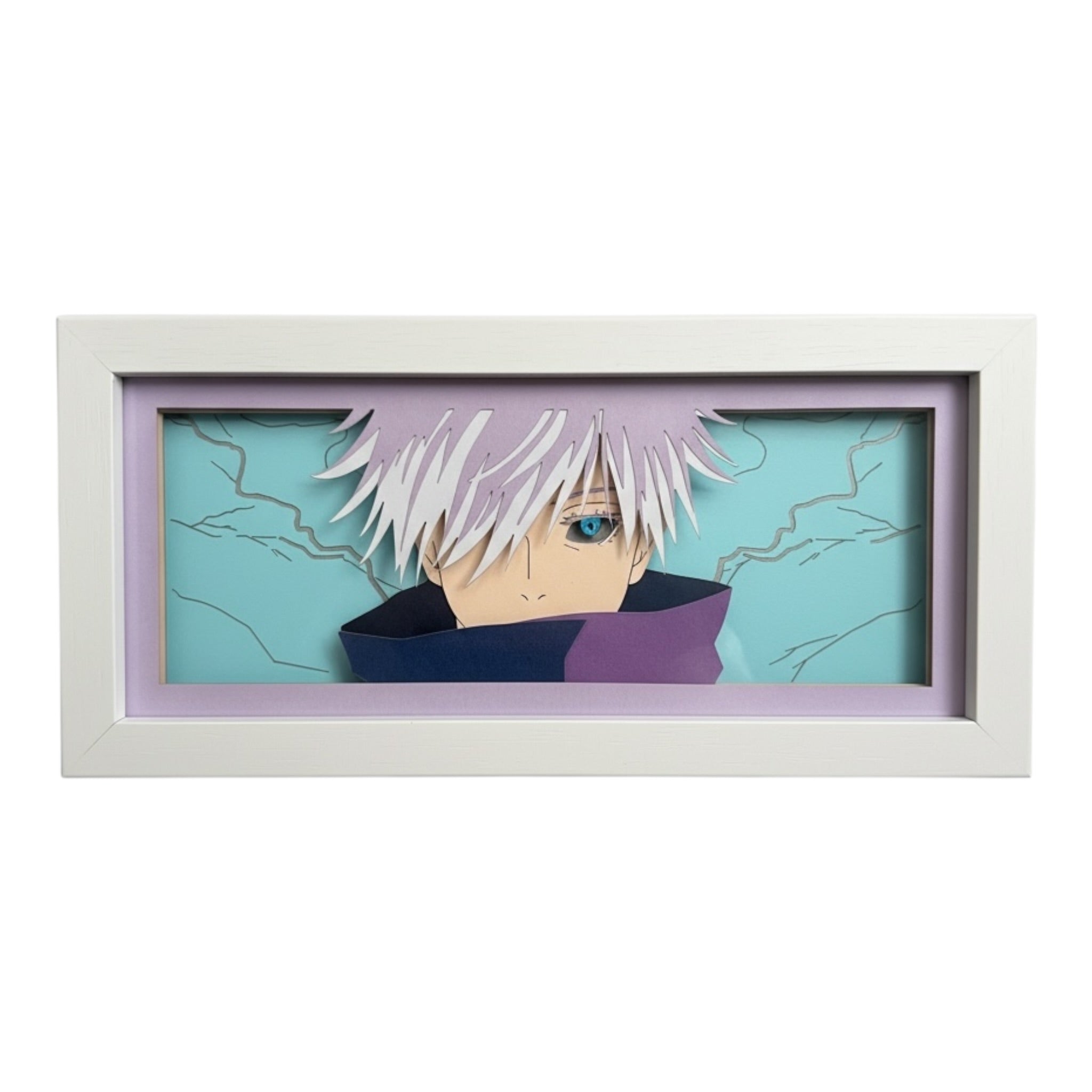 Satoru Gojo 3D LED Shadow Box Lamp - Jujutsu Kaisen Anime Lightbox