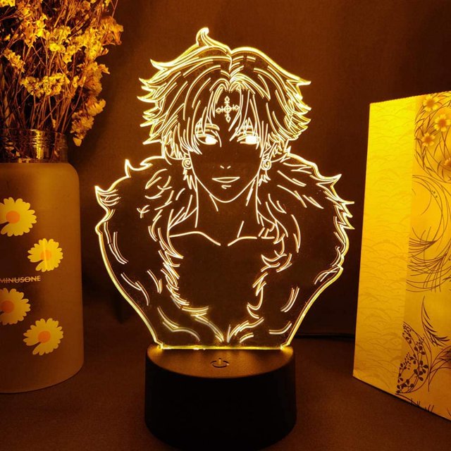 Chrollo Lucilfer 3D LED Illusion Lamp - Hunter x Hunter Phantom Troupe Acrylic Night Light