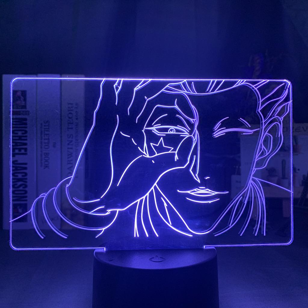 Hisoka Morow (Magician's Gaze) 3D LED Illusion Lamp - Hunter x Hunter Phantom Troupe Night Light