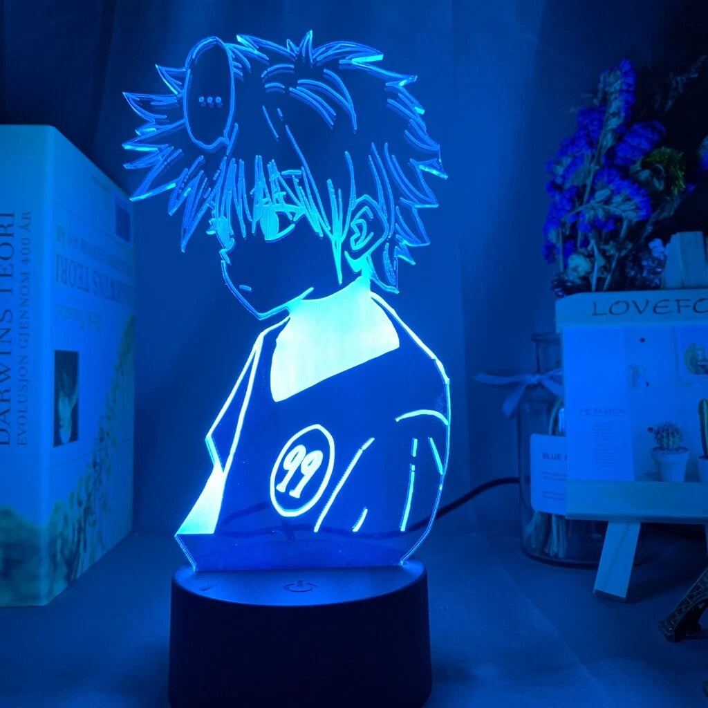 Killua Zoldyck (#99 Hunter Exam) 3D LED Illusion Lamp - Hunter x Hunter Acrylic Night Light