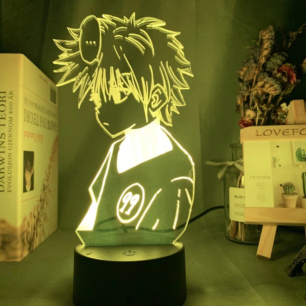 Killua Zoldyck (#99 Hunter Exam) 3D LED Illusion Lamp - Hunter x Hunter Acrylic Night Light